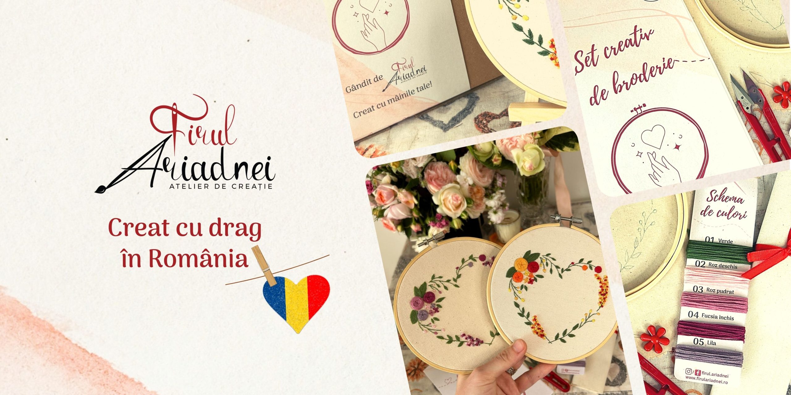 Banner Firul Ariadnei kit broderie